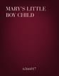 Mary's Little Boy Child Vocal Solo & Collections sheet music cover